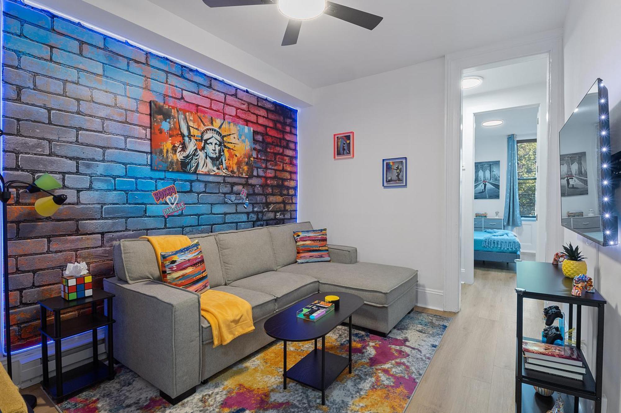 Funky & Colorful Urban Getaway, 20 Minutes To Nyc Apartment Hoboken Exterior photo