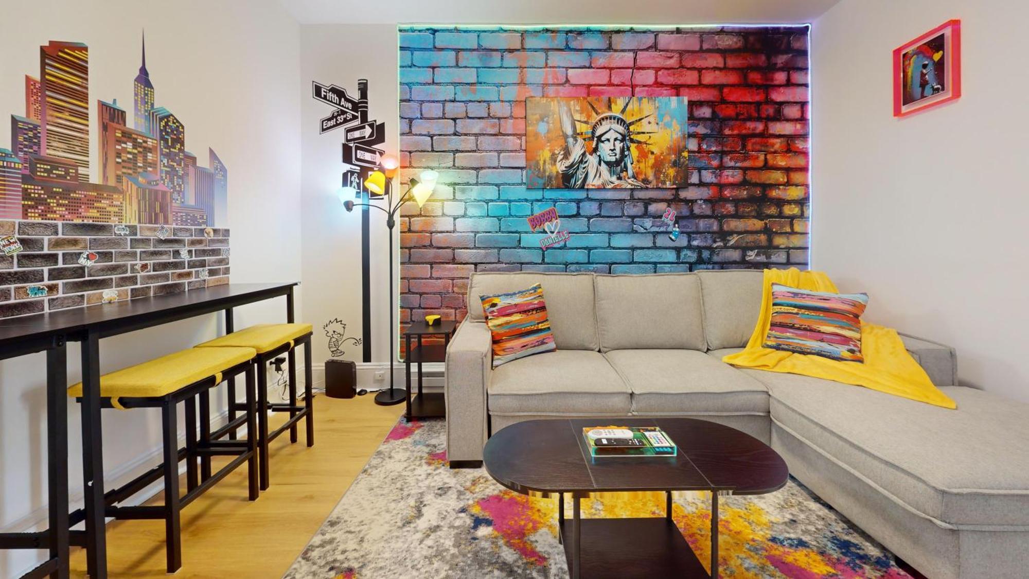 Funky & Colorful Urban Getaway, 20 Minutes To Nyc Apartment Hoboken Exterior photo