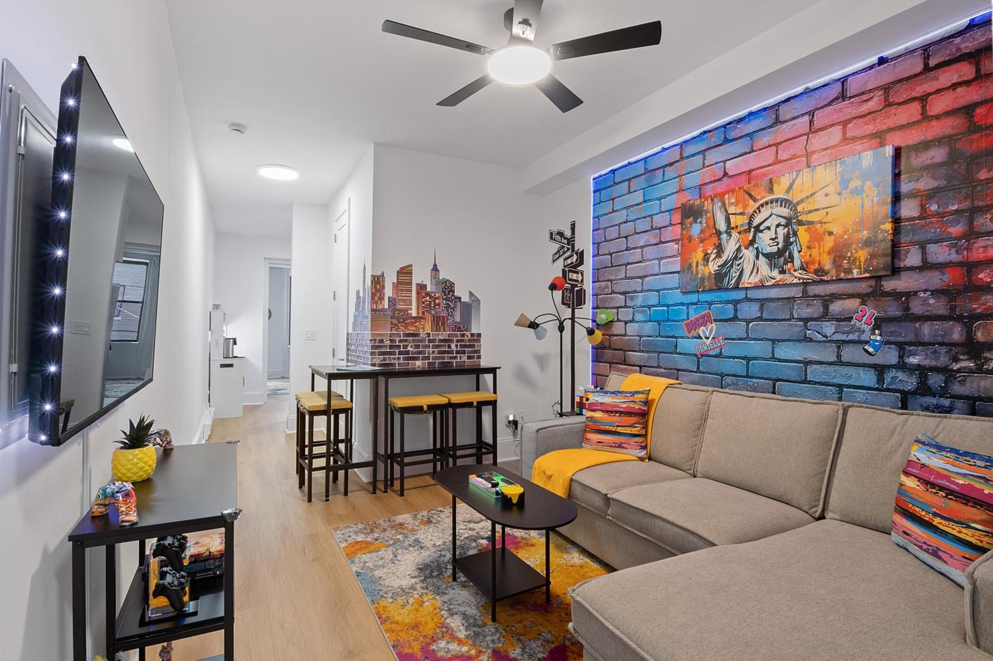 Funky & Colorful Urban Getaway, 20 Minutes To Nyc Apartment Hoboken Exterior photo